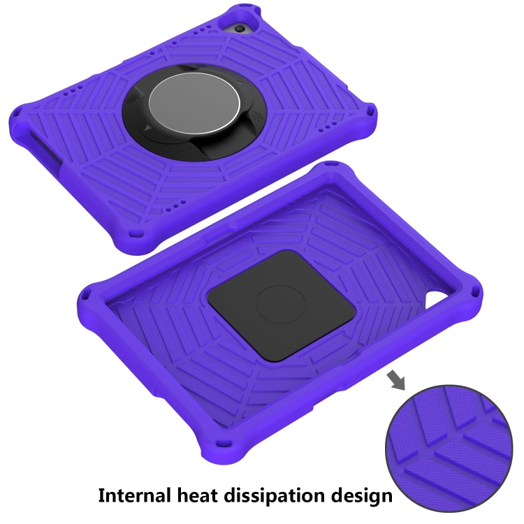 For Lenovo M10 FHD REL TB-X605FC / TB-X605LC Spider King EVA Protective Case with Adjustable Shoulder Strap & Holder(Purple) - Lenovo by buy2fix | Online Shopping UK | buy2fix