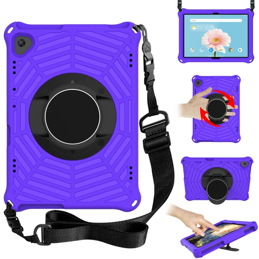 For Lenovo Tab M10 TB-X505F & TB-X605F / P10 TB-X705F Spider King EVA Protective Case with Adjustable Shoulder Strap & Holder(Purple) - Lenovo by buy2fix | Online Shopping UK | buy2fix