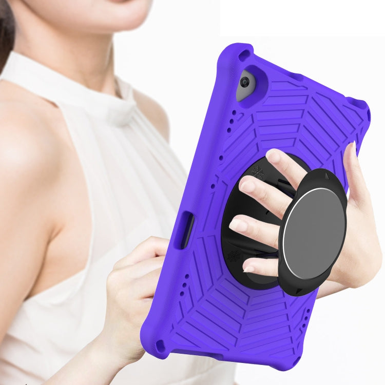 For Lenovo Tab M10 TB-X505F & TB-X605F / P10 TB-X705F Spider King EVA Protective Case with Adjustable Shoulder Strap & Holder(Purple) - Lenovo by buy2fix | Online Shopping UK | buy2fix