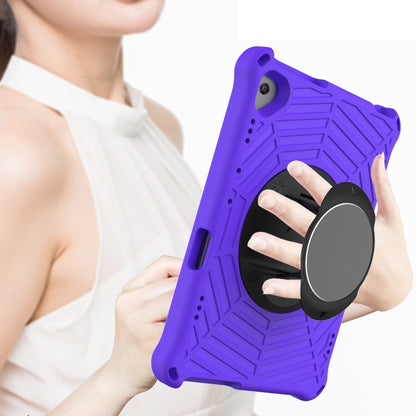 For Lenovo Tab M10 TB-X505F & TB-X605F / P10 TB-X705F Spider King EVA Protective Case with Adjustable Shoulder Strap & Holder(Purple) - Lenovo by buy2fix | Online Shopping UK | buy2fix