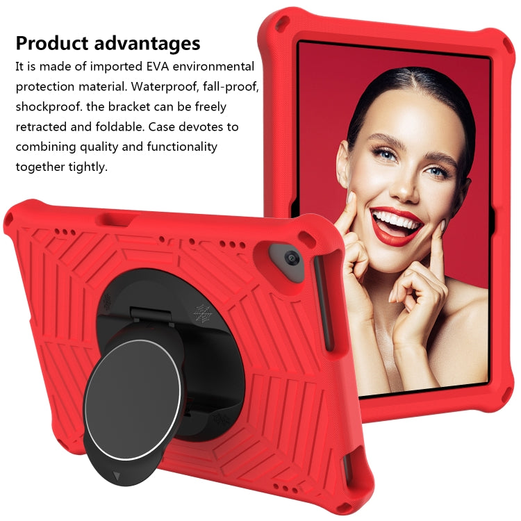 For Lenovo Tab M10 TB-X505F & TB-X605F / P10 TB-X705F Spider King EVA Protective Case with Adjustable Shoulder Strap & Holder(Red) - Lenovo by buy2fix | Online Shopping UK | buy2fix