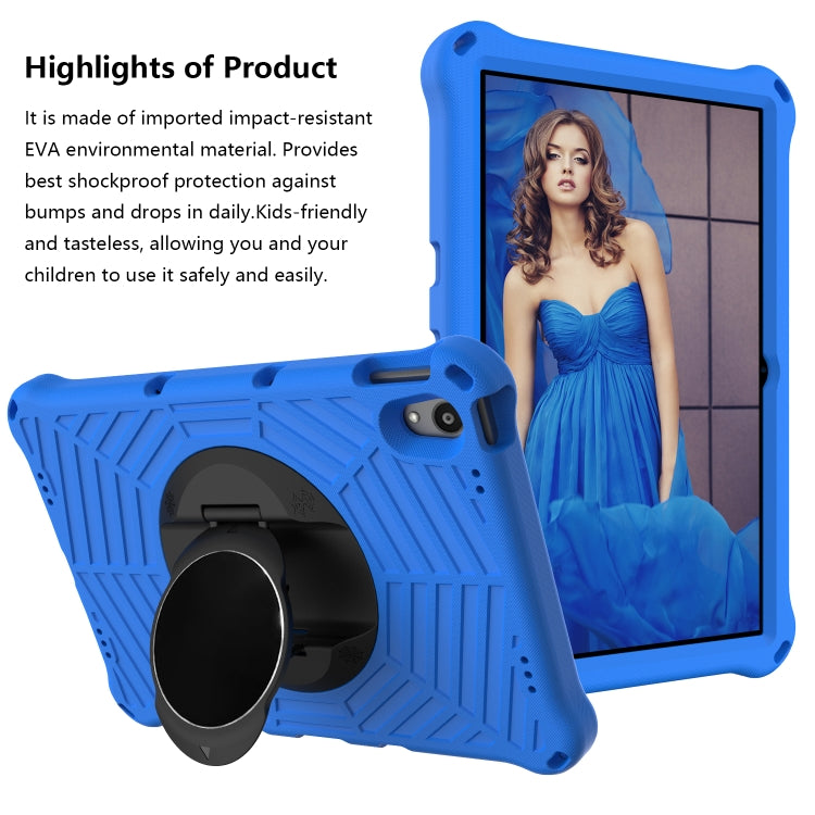 For Lenovo Tab P11 TB-J606F / XiaoXin Pad 11 Spider King EVA Protective Case with Adjustable Shoulder Strap & Holder(Blue) - Lenovo by buy2fix | Online Shopping UK | buy2fix