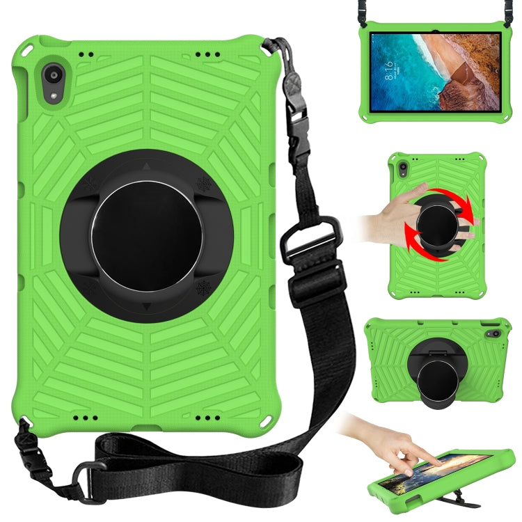 For Lenovo Tab P11 TB-J606F / XiaoXin Pad 11 Spider King EVA Protective Case with Adjustable Shoulder Strap & Holder(Green) - Lenovo by buy2fix | Online Shopping UK | buy2fix
