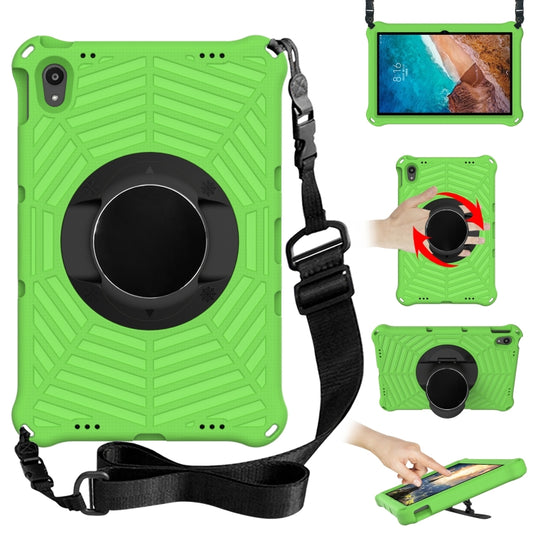For Lenovo Tab P11 TB-J606F / XiaoXin Pad 11 Spider King EVA Protective Case with Adjustable Shoulder Strap & Holder(Green) - Lenovo by buy2fix | Online Shopping UK | buy2fix