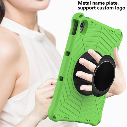 For Lenovo Tab P11 TB-J606F / XiaoXin Pad 11 Spider King EVA Protective Case with Adjustable Shoulder Strap & Holder(Green) - Lenovo by buy2fix | Online Shopping UK | buy2fix