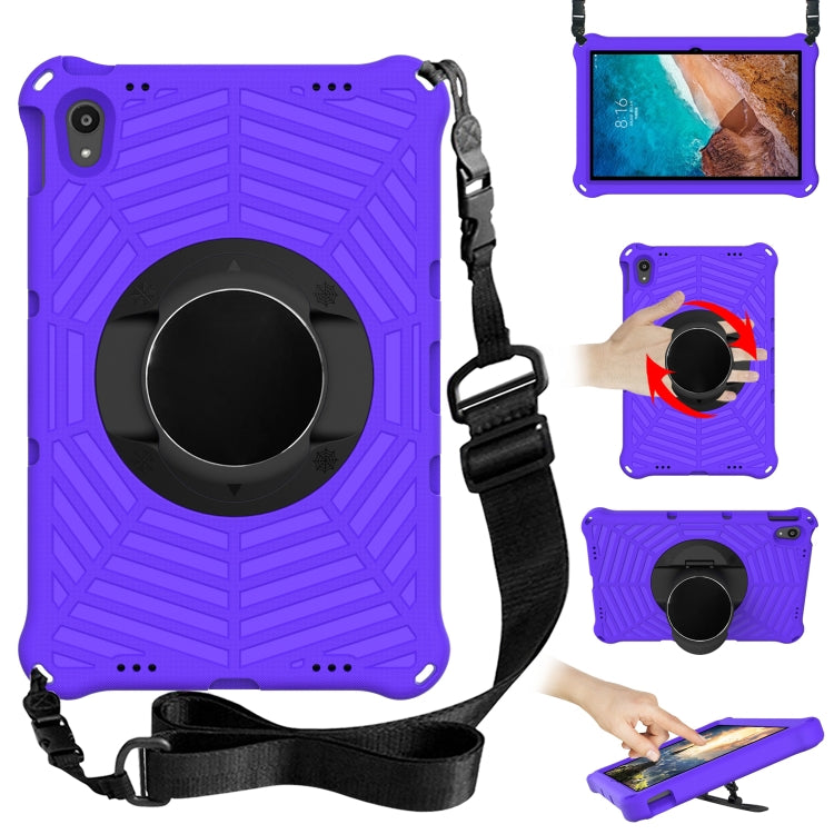 For Lenovo Tab P11 TB-J606F / XiaoXin Pad 11 Spider King EVA Protective Case with Adjustable Shoulder Strap & Holder(Purple) - Lenovo by buy2fix | Online Shopping UK | buy2fix