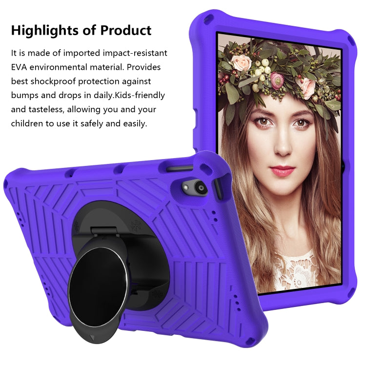 For Lenovo Tab P11 TB-J606F / XiaoXin Pad 11 Spider King EVA Protective Case with Adjustable Shoulder Strap & Holder(Purple) - Lenovo by buy2fix | Online Shopping UK | buy2fix