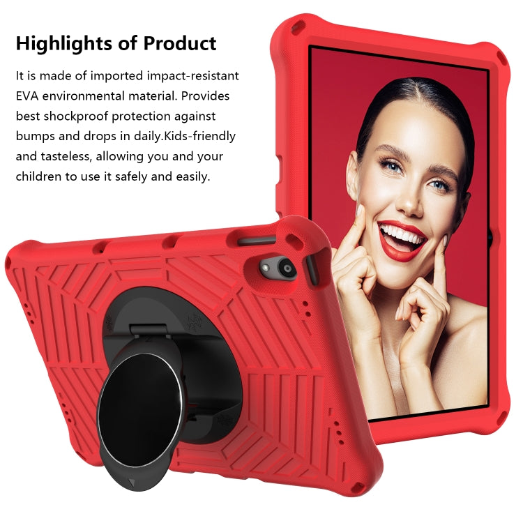 For Lenovo Tab P11 TB-J606F / XiaoXin Pad 11 Spider King EVA Protective Case with Adjustable Shoulder Strap & Holder(Red) - Lenovo by buy2fix | Online Shopping UK | buy2fix