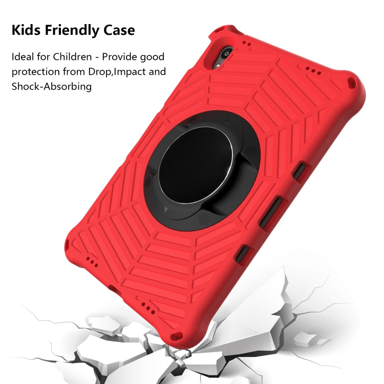 For Lenovo Tab P11 TB-J606F / XiaoXin Pad 11 Spider King EVA Protective Case with Adjustable Shoulder Strap & Holder(Red) - Lenovo by buy2fix | Online Shopping UK | buy2fix