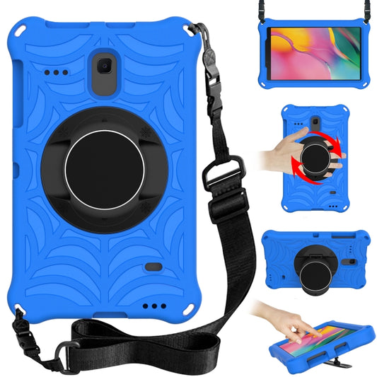For Samsung Galaxy Tab A 8.0 2018 SM-T387W / SM-T387V & Tab A 8.0 SM-T385 / T380 & Tab 4 T330 & Tab E 8.0 T377 Spider King EVA Protective Case with Adjustable Shoulder Strap & Holder(Blue) - Other Galaxy Tab PC by buy2fix | Online Shopping UK | buy2fix