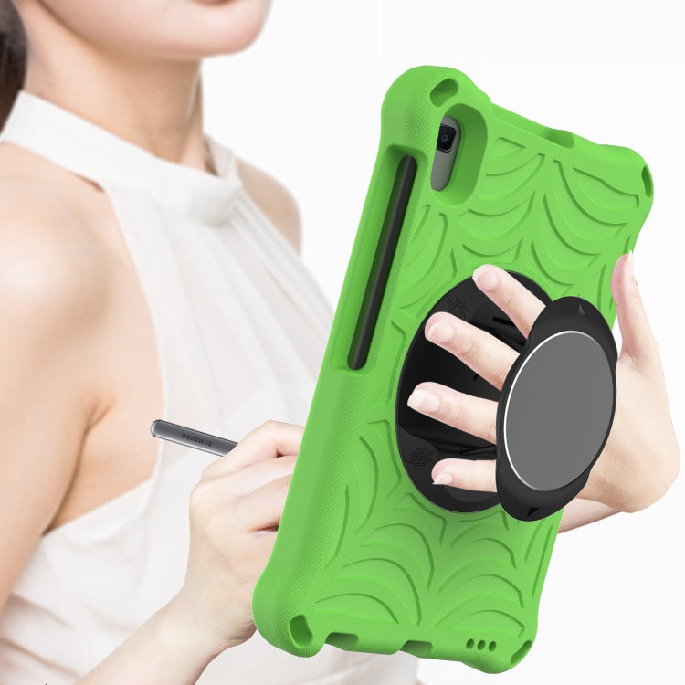 For Samsung Galaxy Tab A 8.4 2020 SM-T307U Spider King EVA Protective Case with Adjustable Shoulder Strap & Holder(Green) - Tab A 8.4 (2020) by buy2fix | Online Shopping UK | buy2fix