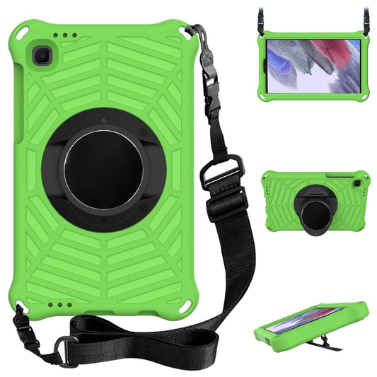For Samsung Galaxy Tab A7 Lite 8.7 SM-T220 / SM-T225 Spider King EVA Protective Case with Adjustable Shoulder Strap & Holder(Green) - Tab A7 Lite T220 / T225 by buy2fix | Online Shopping UK | buy2fix