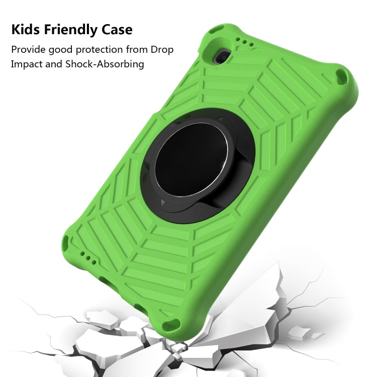 For Samsung Galaxy Tab A7 Lite 8.7 SM-T220 / SM-T225 Spider King EVA Protective Case with Adjustable Shoulder Strap & Holder(Green) - Tab A7 Lite T220 / T225 by buy2fix | Online Shopping UK | buy2fix