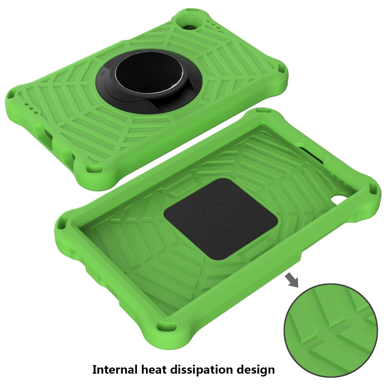 For Samsung Galaxy Tab A7 Lite 8.7 SM-T220 / SM-T225 Spider King EVA Protective Case with Adjustable Shoulder Strap & Holder(Green) - Tab A7 Lite T220 / T225 by buy2fix | Online Shopping UK | buy2fix