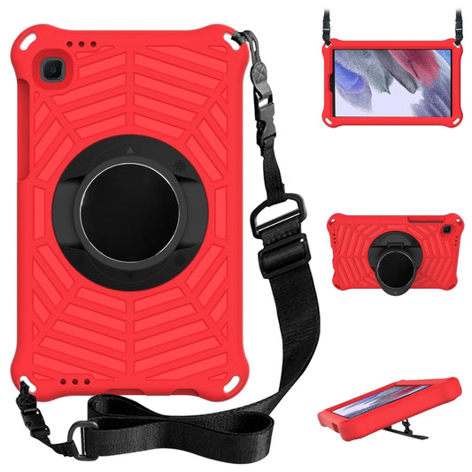 For Samsung Galaxy Tab A7 Lite 8.7 SM-T220 / SM-T225 Spider King EVA Protective Case with Adjustable Shoulder Strap & Holder(Red) - Tab A7 Lite T220 / T225 by buy2fix | Online Shopping UK | buy2fix
