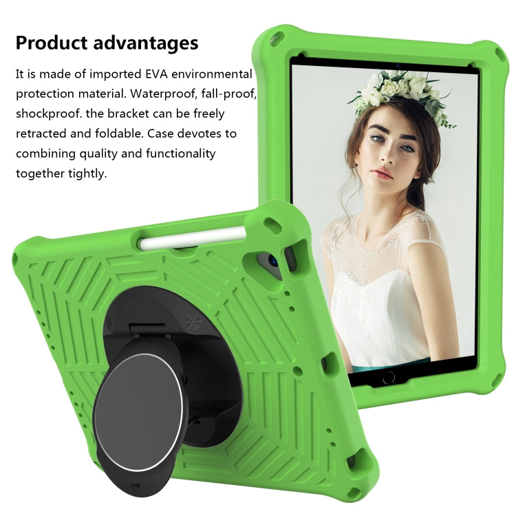 Spider King EVA Protective Case with Adjustable Shoulder Strap & Holder & Pen Slot For iPad 9.7 2018 & 2017 / Pro 9.7 / Air 2 / Air(Green) - iPad 9.7 (2018) & (2017) Cases by buy2fix | Online Shopping UK | buy2fix
