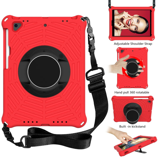 Spider King EVA Protective Case with Adjustable Shoulder Strap & Holder & Pen Slot For iPad 9.7 2018 & 2017 / Pro 9.7 / Air 2 / Air(Red) - iPad 9.7 (2018) & (2017) Cases by buy2fix | Online Shopping UK | buy2fix