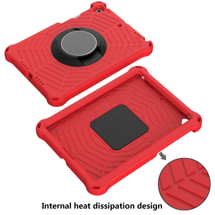 For iPad 10.2 2021 / 2020 / 2019 Spider King EVA Protective Case with Adjustable Shoulder Strap & Holder & Pen Slot(Red) - iPad 10.2 Cases by buy2fix | Online Shopping UK | buy2fix