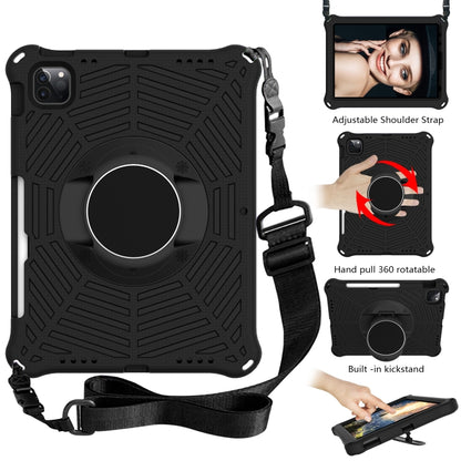 Spider King EVA Protective Tablet Case with Adjustable Shoulder Strap & Holder & Pen Slot For iPad Pro 11 inch 2021 & 2020 & 2018 /  Air 2020 / Air 2022 10.9(Black) - iPad Pro 11 (2022/2021) Cases by buy2fix | Online Shopping UK | buy2fix