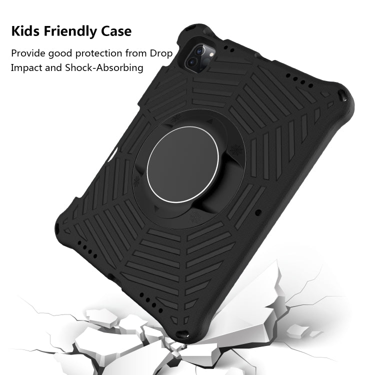 Spider King EVA Protective Tablet Case with Adjustable Shoulder Strap & Holder & Pen Slot For iPad Pro 11 inch 2021 & 2020 & 2018 /  Air 2020 / Air 2022 10.9(Black) - iPad Pro 11 (2022/2021) Cases by buy2fix | Online Shopping UK | buy2fix