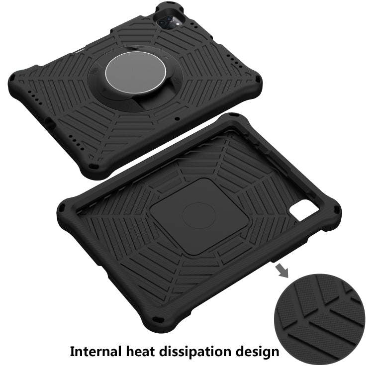 Spider King EVA Protective Tablet Case with Adjustable Shoulder Strap & Holder & Pen Slot For iPad Pro 11 inch 2021 & 2020 & 2018 /  Air 2020 / Air 2022 10.9(Black) - iPad Pro 11 (2022/2021) Cases by buy2fix | Online Shopping UK | buy2fix