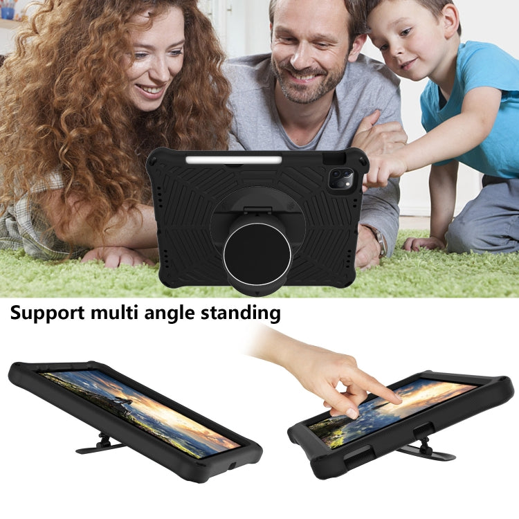 Spider King EVA Protective Tablet Case with Adjustable Shoulder Strap & Holder & Pen Slot For iPad Pro 11 inch 2021 & 2020 & 2018 /  Air 2020 / Air 2022 10.9(Black) - iPad Pro 11 (2022/2021) Cases by buy2fix | Online Shopping UK | buy2fix