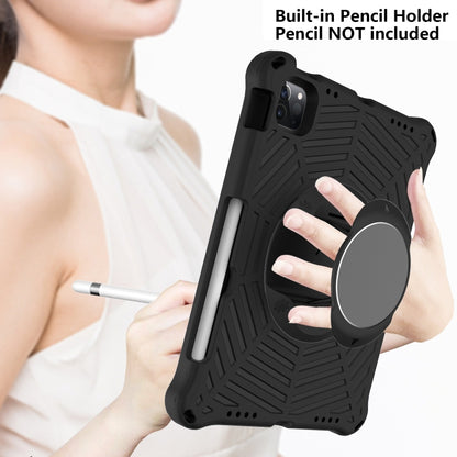 Spider King EVA Protective Tablet Case with Adjustable Shoulder Strap & Holder & Pen Slot For iPad Pro 11 inch 2021 & 2020 & 2018 /  Air 2020 / Air 2022 10.9(Black) - iPad Pro 11 (2022/2021) Cases by buy2fix | Online Shopping UK | buy2fix