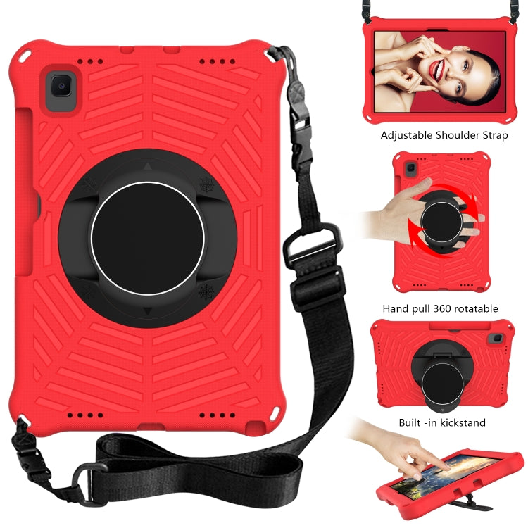 Spider King EVA Protective Case with Adjustable Shoulder Strap & Holder & Pen Slot For Samsung Galaxy Tab S5e 10.5 SM-T720 / SM-T725(Red) - Tab S5E 10.5 T720 / T725 by buy2fix | Online Shopping UK | buy2fix