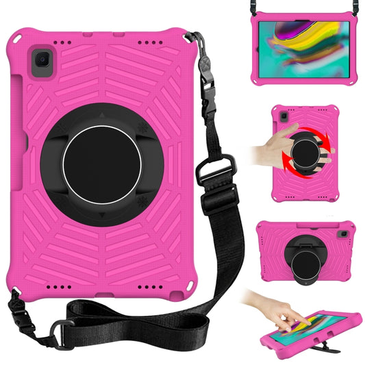 Spider King EVA Protective Case with Adjustable Shoulder Strap & Holder & Pen Slot For Samsung Galaxy Tab S5e 10.5 SM-T720 / SM-T725(Rose Red) - Tab S5E 10.5 T720 / T725 by buy2fix | Online Shopping UK | buy2fix