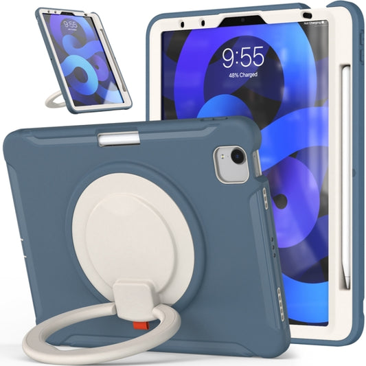 Shockproof TPU + PC Tablet Case with 360 Degree Rotation Grip Holder & Pen Slot For iPad Air 4 10.9 / Pro 11 2022 / 2021 / 2020 / 2018(Cornflower Blue) - iPad Pro 11 (2022/2021) Cases by buy2fix | Online Shopping UK | buy2fix