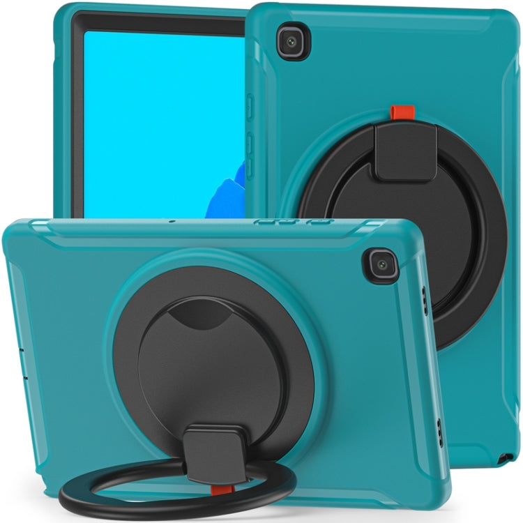 Shockproof TPU + PC Protective Case with 360 Degree Rotation Foldable Handle Grip Holder & Pen Slot For Samsung Galaxy Tab A7 10.4 2020 T500(Blue) - Other Galaxy Tab PC by buy2fix | Online Shopping UK | buy2fix