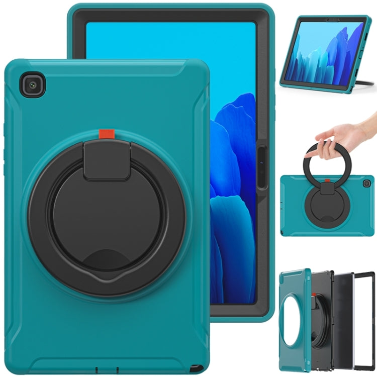 Shockproof TPU + PC Protective Case with 360 Degree Rotation Foldable Handle Grip Holder & Pen Slot For Samsung Galaxy Tab A7 10.4 2020 T500(Blue) - Other Galaxy Tab PC by buy2fix | Online Shopping UK | buy2fix