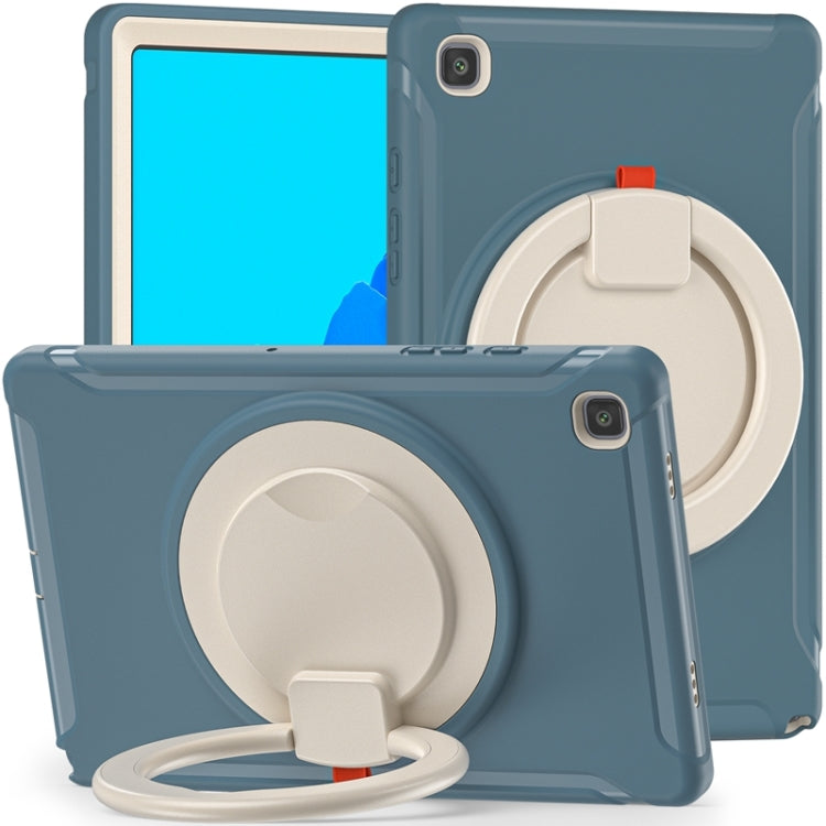 Shockproof TPU + PC Protective Case with 360 Degree Rotation Foldable Handle Grip Holder & Pen Slot For Samsung Galaxy Tab A7 10.4 2020 T500(Cornflower Blue) - Other Galaxy Tab PC by buy2fix | Online Shopping UK | buy2fix