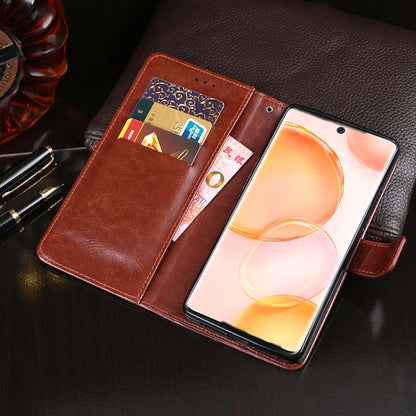 For Honor 50 Pro idewei Crazy Horse Texture Horizontal Flip Leather Case with Holder & Card Slots & Wallet(Sky Blue) - Honor Cases by idewei | Online Shopping UK | buy2fix