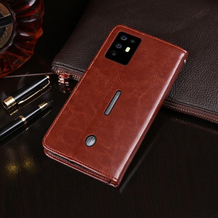 For ZTE Nubia Red Magic 6R idewei Crazy Horse Texture Horizontal Flip Leather Case with Holder & Card Slots & Wallet(Red) - ZTE Cases by idewei | Online Shopping UK | buy2fix