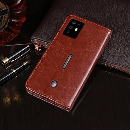 For ZTE Nubia Red Magic 6R idewei Crazy Horse Texture Horizontal Flip Leather Case with Holder & Card Slots & Wallet(Red) - ZTE Cases by idewei | Online Shopping UK | buy2fix