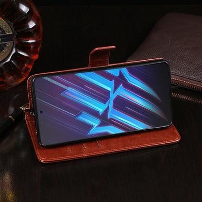 For ZTE Nubia Red Magic 6R idewei Crazy Horse Texture Horizontal Flip Leather Case with Holder & Card Slots & Wallet(Red) - ZTE Cases by idewei | Online Shopping UK | buy2fix