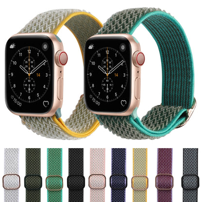 Wave Texture Nylon Watch Band For Apple Watch Ultra 49mm&Watch Ultra 2 49mm / Series 9&8&7 45mm / SE 3&SE 2&6&SE&5&4 44mm / 3&2&1 42mm(Lilac) by buy2fix