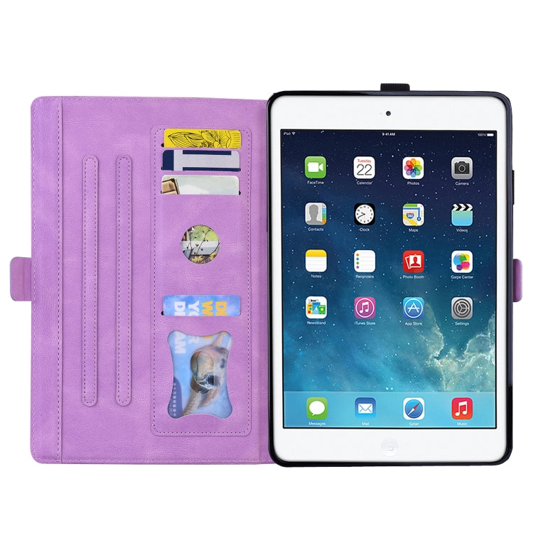 Love Butterfly Pattern Horizontal Flip Leather Case with Holder & Sleep / Wake-up Function For iPad 9.7 (2017) (2018) / Air 2 Pro(Purple) - iPad 9.7 (2018) & (2017) Cases by buy2fix | Online Shopping UK | buy2fix