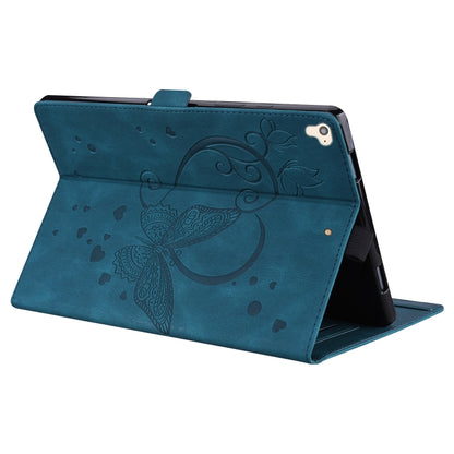 Love Butterfly Pattern Horizontal Flip Leather Case with Holder & Sleep / Wake-up Function For iPad 9.7 (2017) (2018) / Air 2 Pro(Blue) - iPad 9.7 (2018) & (2017) Cases by buy2fix | Online Shopping UK | buy2fix