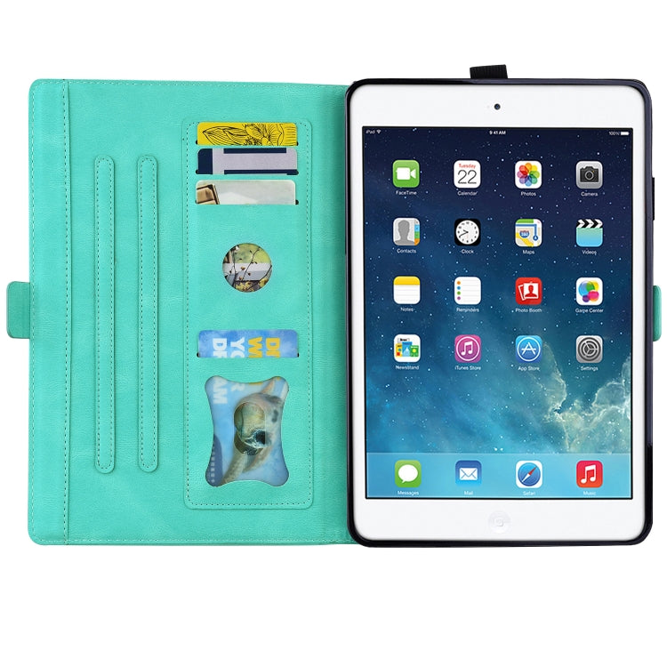 Love Butterfly Pattern For iPad 10.2 2021 / 2020 / 2019 Horizontal Flip Leather Case with Holder & Sleep / Wake-up Function / Air (2019) / 10.2 (2020)(Green) - iPad 10.2 Cases by buy2fix | Online Shopping UK | buy2fix