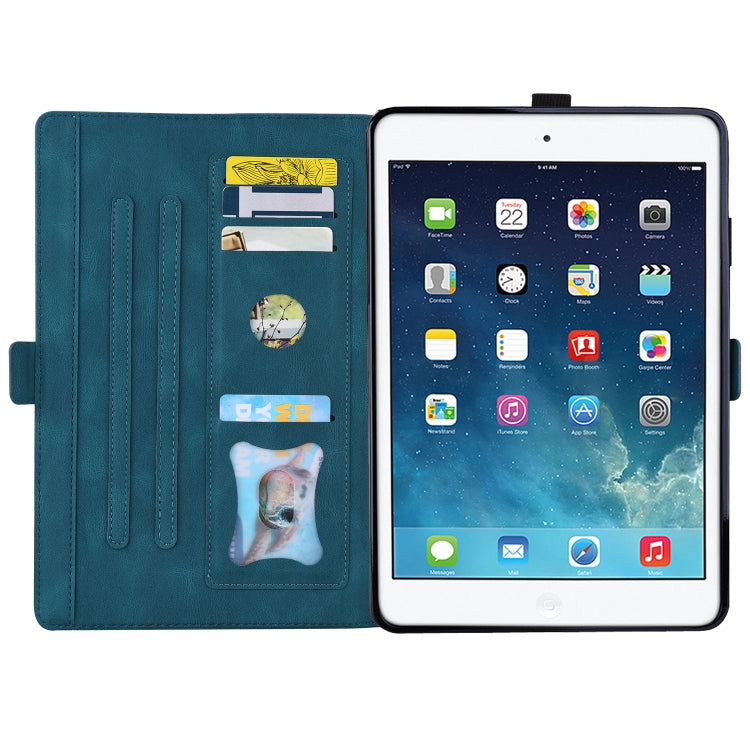 Love Butterfly Pattern For iPad 10.2 2021 / 2020 / 2019 Horizontal Flip Leather Case with Holder & Sleep / Wake-up Function / Air (2019) / 10.2 (2020)(Blue) - iPad 10.2 Cases by buy2fix | Online Shopping UK | buy2fix