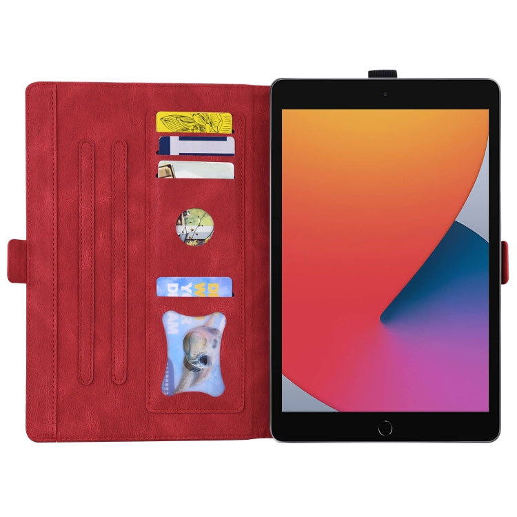 For iPad Pro 12.9 (2020) / (2021) Love Butterfly Pattern Horizontal Flip Leather Tablet Case with Holder & Sleep / Wake-up Function(Red) - iPad Pro 12.9 (2020) Cases by buy2fix | Online Shopping UK | buy2fix