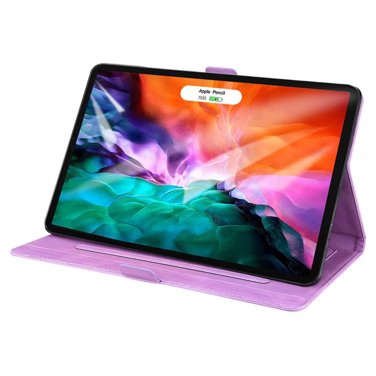 For iPad Pro 11 2022 / 2021 / 2018 / Air 2020 10.9 Love Butterfly Pattern Horizontal Flip Leather Tablet Case with Holder & Sleep / Wake-up Function(Purple) - iPad Pro 11 (2022/2021) Cases by buy2fix | Online Shopping UK | buy2fix