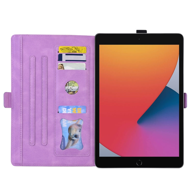 For iPad Pro 11 2022 / 2021 / 2018 / Air 2020 10.9 Love Butterfly Pattern Horizontal Flip Leather Tablet Case with Holder & Sleep / Wake-up Function(Purple) - iPad Pro 11 (2022/2021) Cases by buy2fix | Online Shopping UK | buy2fix