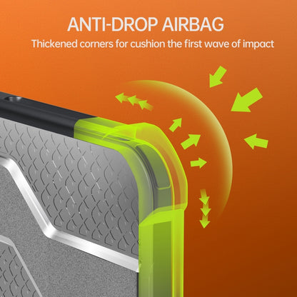 For iPad Pro 11 2022 / 2021 / 2020 / 2018 / Air 2020 10.9 wlons Explorer Series PC + TPU Tablet Case with Folding Holder(Matte Transparent) by wlons