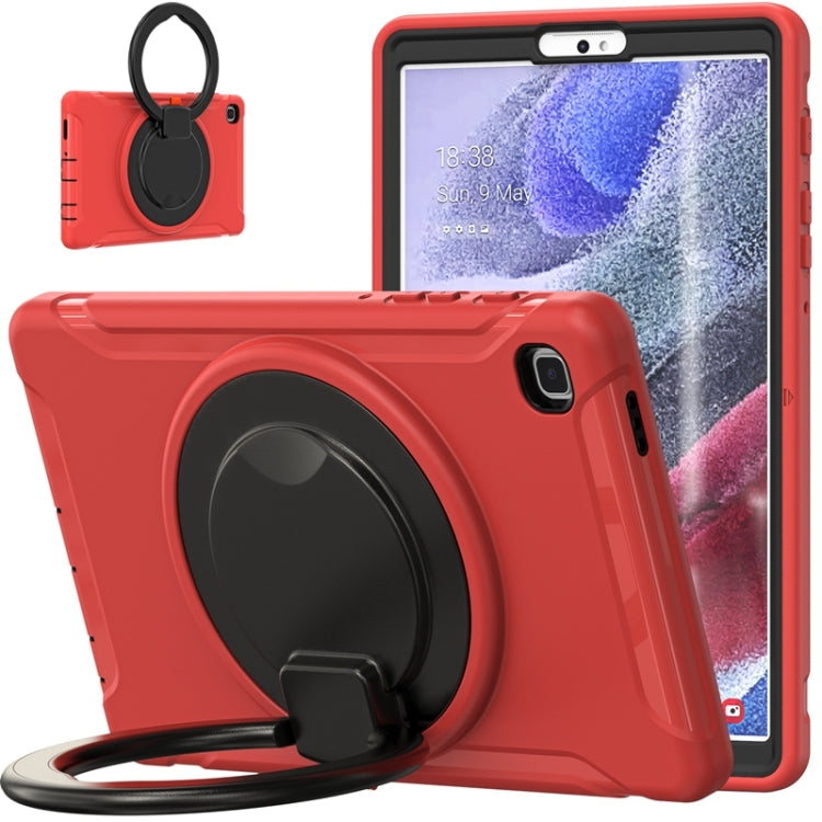 Shockproof TPU + PC Protective Case with 360 Degree Rotation Foldable Handle Grip Holder & Pen Slot For Samsung Galaxy Tab A7 Lite T220(Red) - iPad mini (2019) / mini 5 Cases by buy2fix | Online Shopping UK | buy2fix