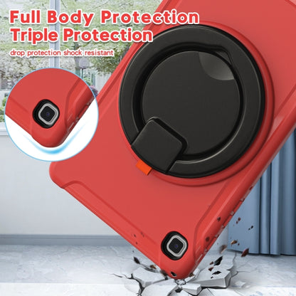 Shockproof TPU + PC Protective Case with 360 Degree Rotation Foldable Handle Grip Holder & Pen Slot For Samsung Galaxy Tab A7 Lite T220(Red) - iPad mini (2019) / mini 5 Cases by buy2fix | Online Shopping UK | buy2fix