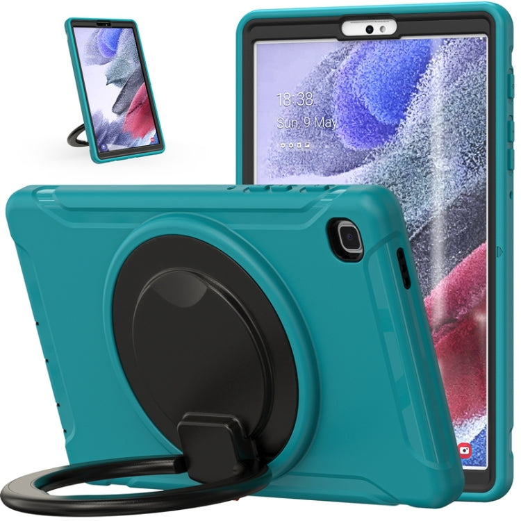 Shockproof TPU + PC Protective Case with 360 Degree Rotation Foldable Handle Grip Holder & Pen Slot For Samsung Galaxy Tab A7 Lite T220(Blue) - iPad mini (2019) / mini 5 Cases by buy2fix | Online Shopping UK | buy2fix