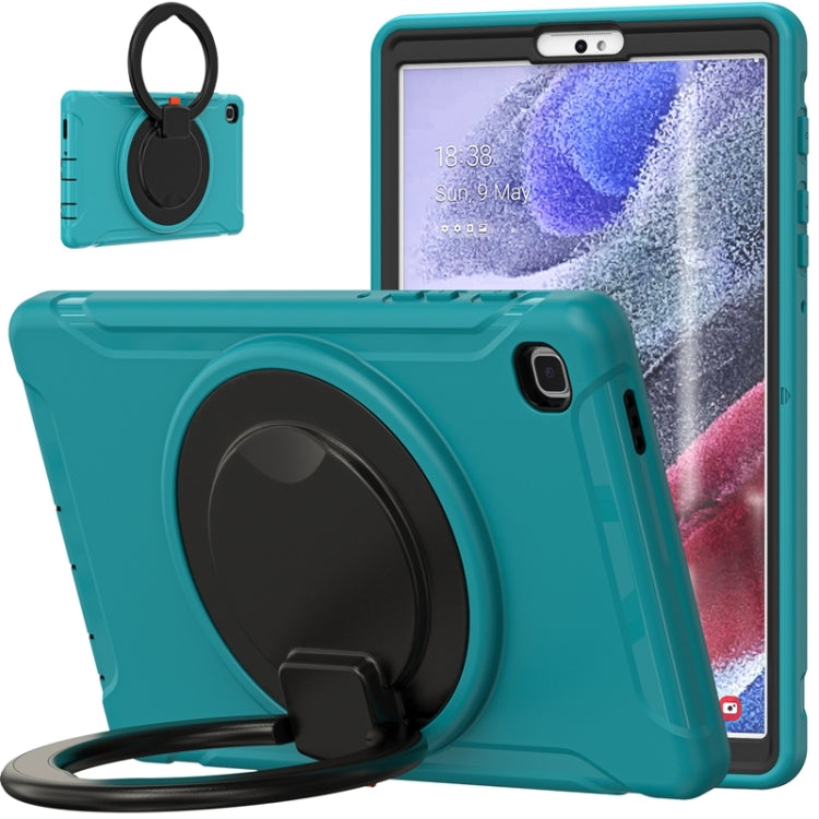 Shockproof TPU + PC Protective Case with 360 Degree Rotation Foldable Handle Grip Holder & Pen Slot For Samsung Galaxy Tab A7 Lite T220(Blue) - iPad mini (2019) / mini 5 Cases by buy2fix | Online Shopping UK | buy2fix